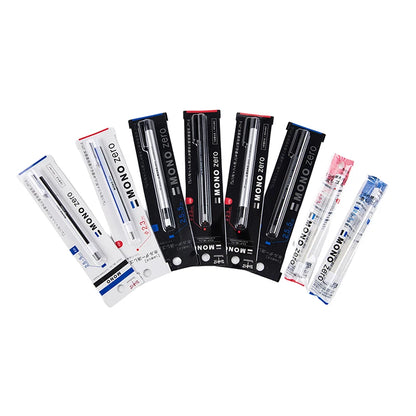Tombow MONO Zero Mechanical Eraser Refillable Pen Shape Sketching Painting High Gloss Rubber Press Type School Stationery