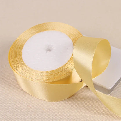 6/10/15/20/25/40/50mm Satin Ribbons DIY Artificial Crafts Wedding Party Supplies Handicraft Sewing Accessories Material 22met
