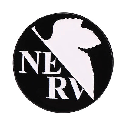 Neon Genesis Evangelion EVA 01 02 Enamel Pins Collect Nerv The Mecha Battle Logo Cartoon Brooch Backpack Collar Lapel Badges 
