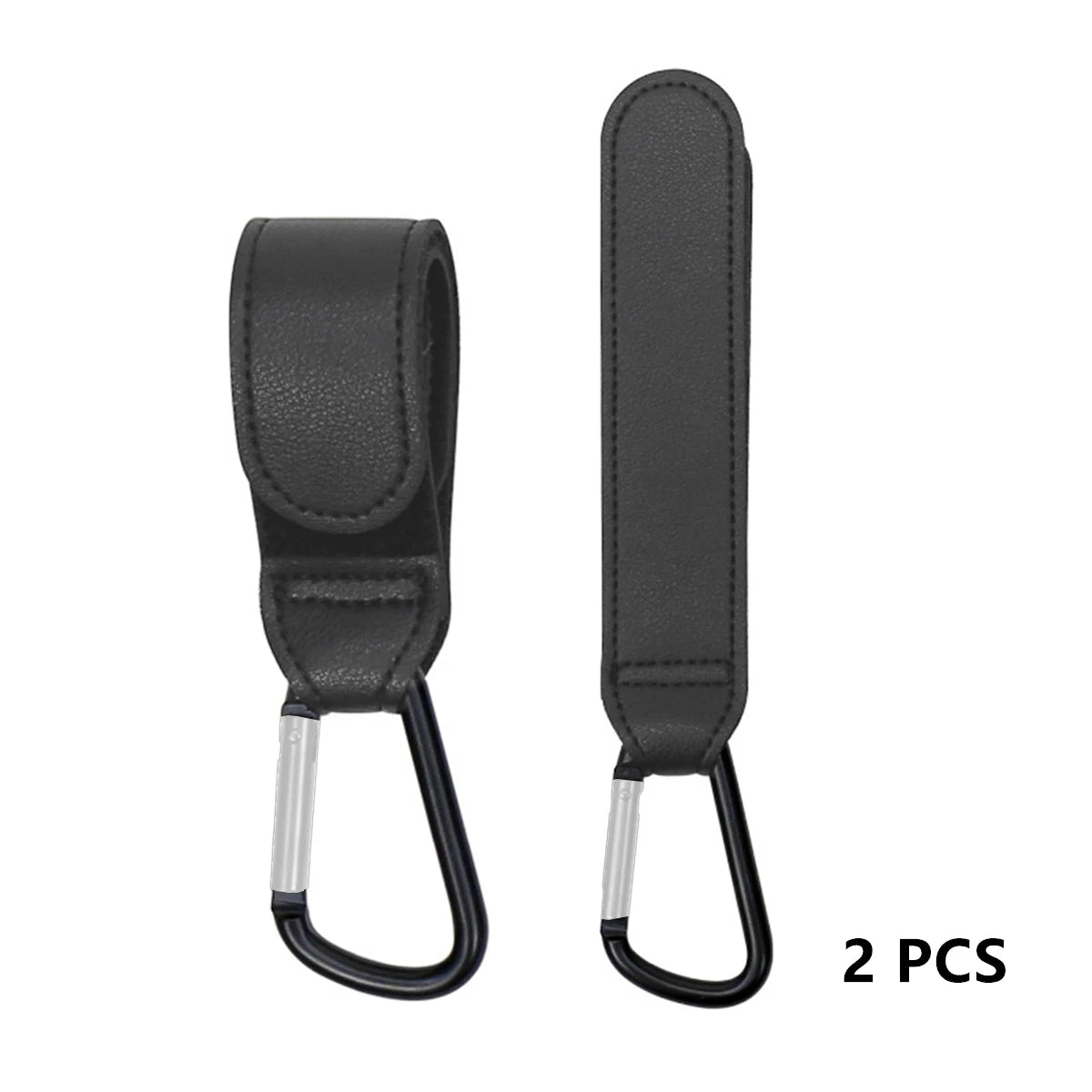 2pcs PU Leather Baby Bag Stroller Hook Pram Rotate 360 Degree Rotatable Cart Organizer Pram Hook Crochet Stroller Accessories