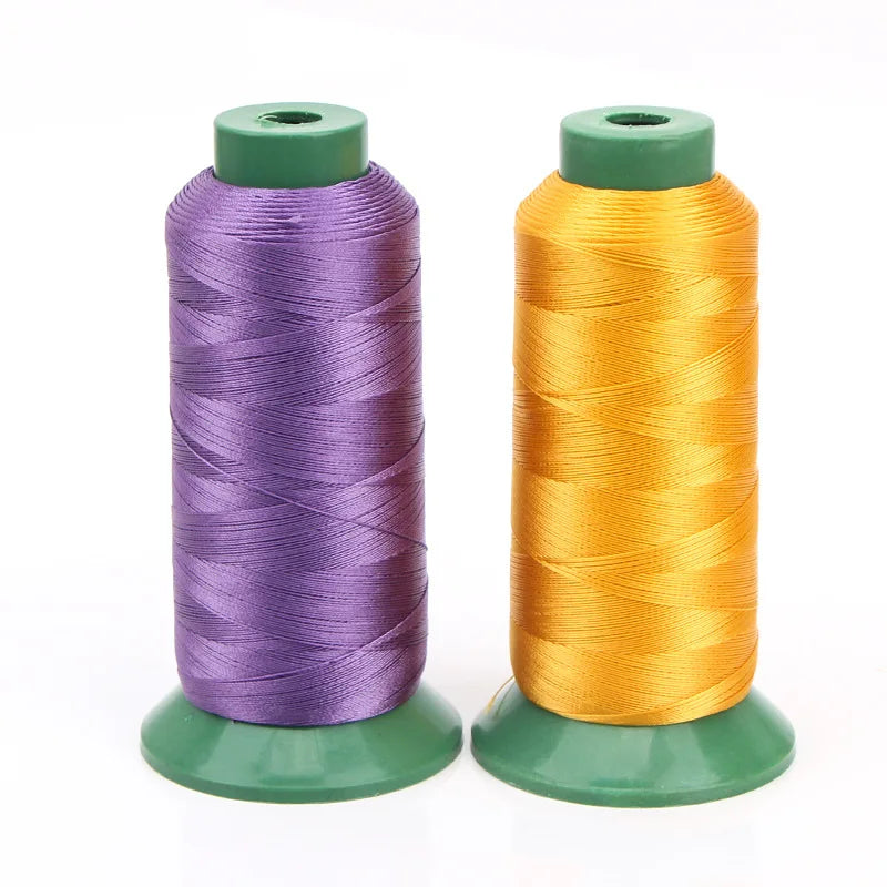 Heavy Duty Thread 1500 Yards 210D/3 All Purpose High Strength Polyester Sewing Thread for Weave Upholstery Jeans Beading Purs