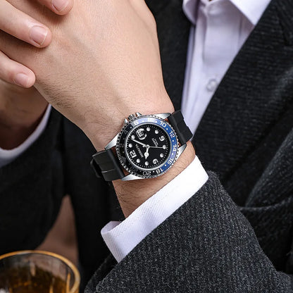 Fashion Men's Watches Date High-end Luxury Casual Sport Clock Classic Business Quartz Male Stainless Steel Wristwatches