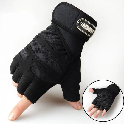 Gym Gloves for Men Women Fitness Weight Lifting Wristband Gloves Body Building Training Sports Exercise Cycling Glove Shockpr