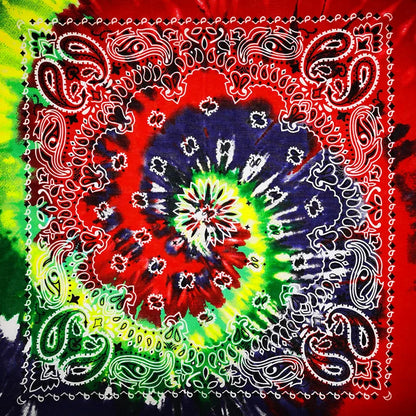 New Fashion Hip Hop 100% Cotton Bandana Square Scarf 55cm*55cm Black Red Paisley Headband Printed For Women/Men/Boys/Girls - 