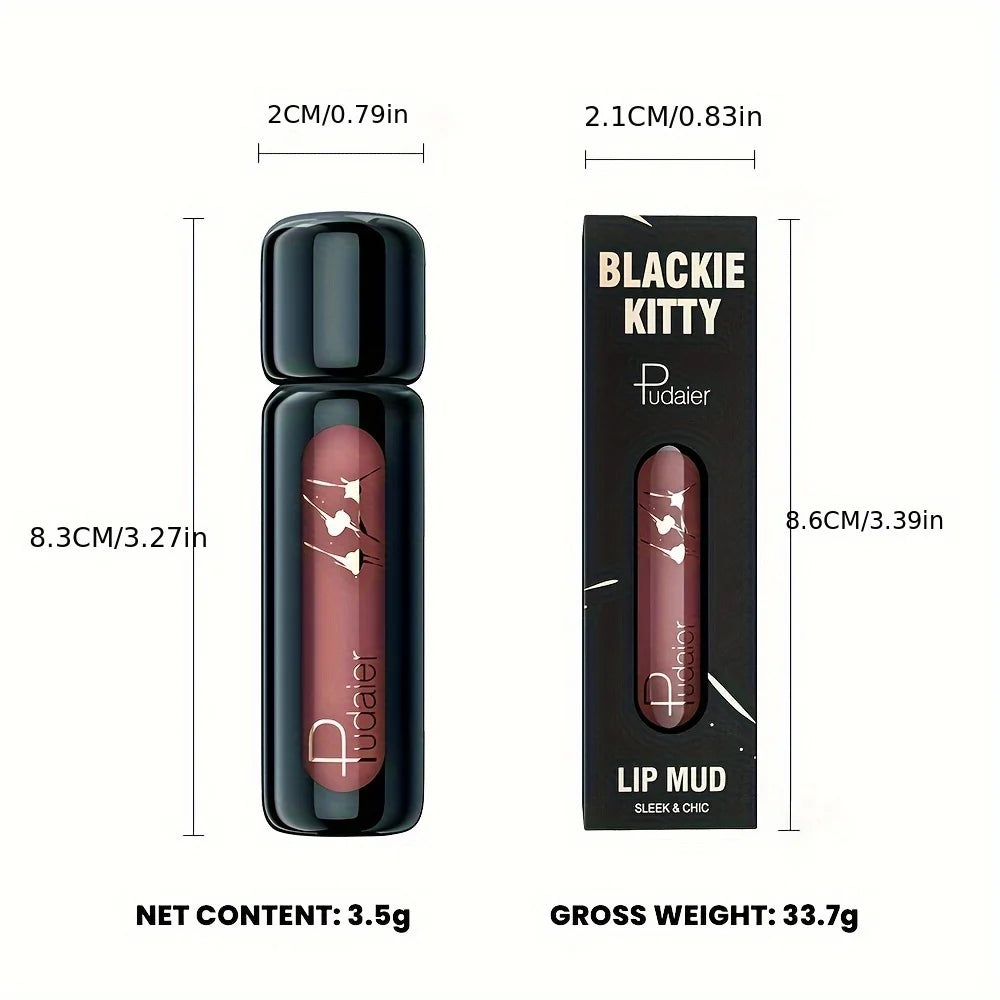 1pc Matte Velvet Lip Gloss, Highly Saturated Liquid Lip Mud, Non-Stick Long Lasting, All Skin Tones Compatible,Mother's Day G