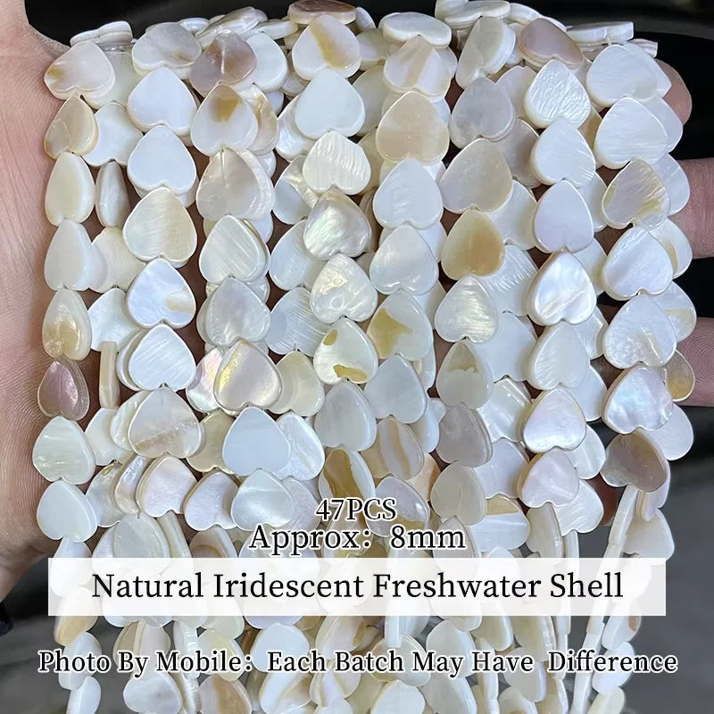 Natural Shell Beads Irregular Shape Smooth Beads Loose Spacer Bead For Jewelry Making Diy Earrings Necklace Accessory Finding