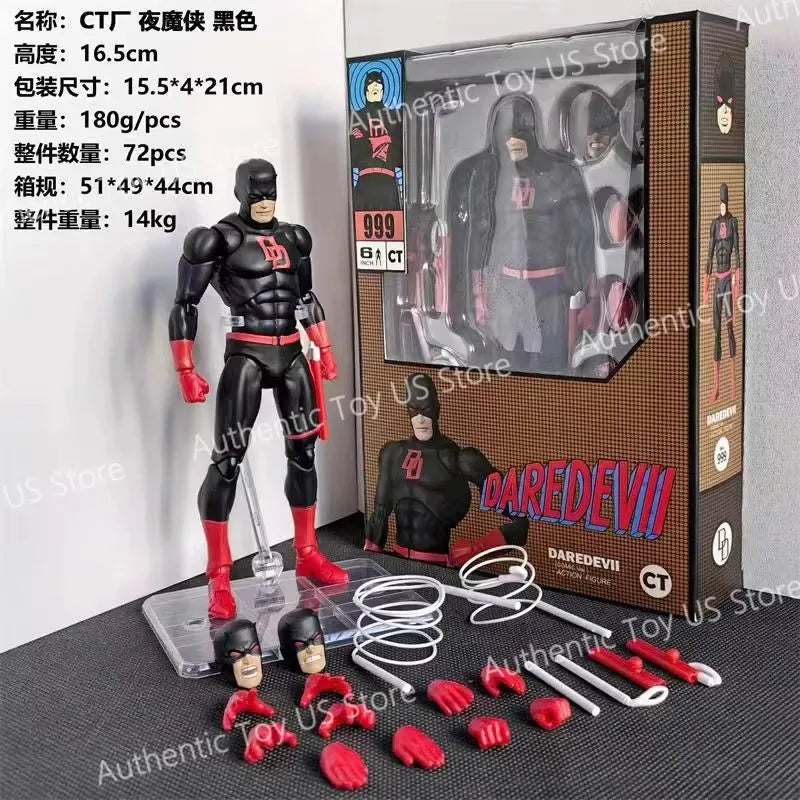 100% Original Ct Toys Daredevil Mafex 223 Comic Version Figure SHF Anime Action Figurine Statue Model Custom Gifts Toys - wit