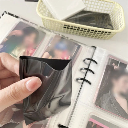 Sharkbang 50pcs/Lot Holo Card Sleeves 61x91mm 20C Macaron Color Kpop Holder For Postcards Films Game Cards Photocard Protecto