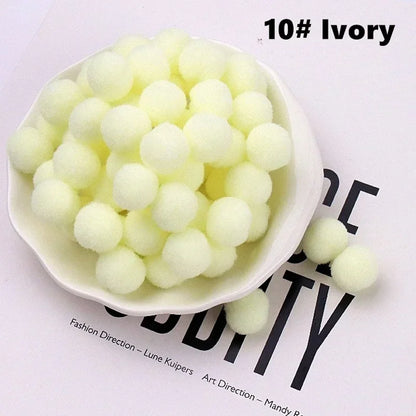 Mini Fluffy Soft Pom Poms Pompoms Ball,Handmade Craft Toys,Wedding Christmas Decor,DIY Sewing Supplies,8mm,10mm,15mm,20mm,30m