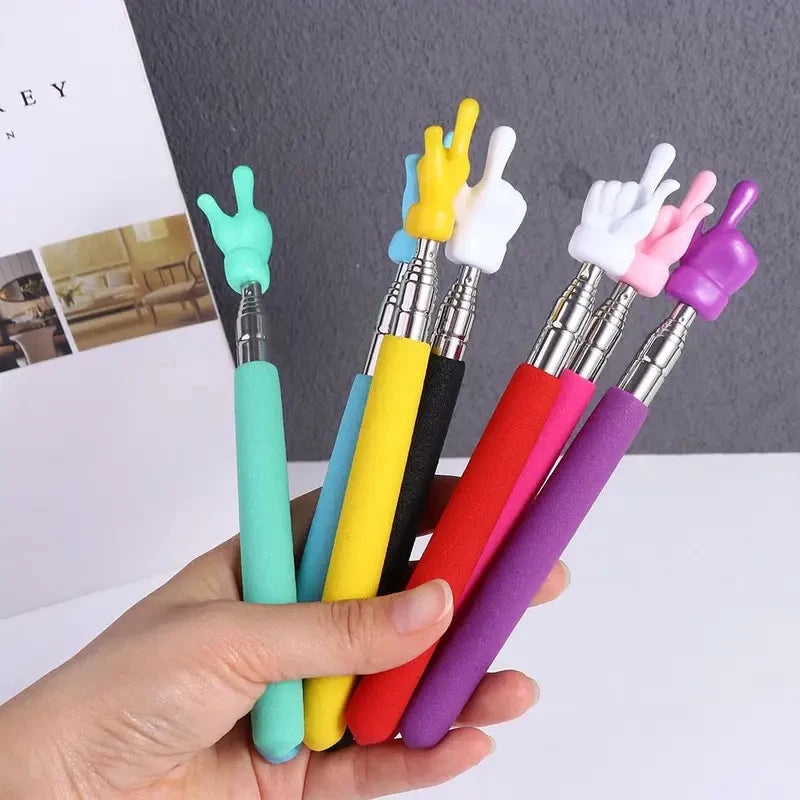 1/2pc White Board Teacher Supplies Meeting Teacher'S Special Pointer Finger Reading Guide Preschool Teaching Tool Teaching St