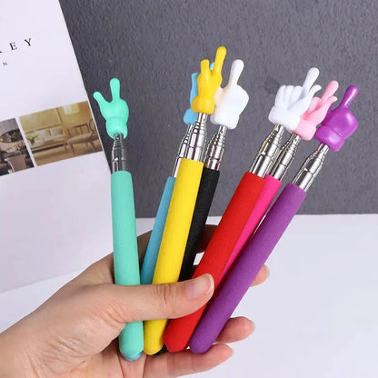 1/2pc White Board Teacher Supplies Meeting Teacher'S Special Pointer Finger Reading Guide Preschool Teaching Tool Teaching St