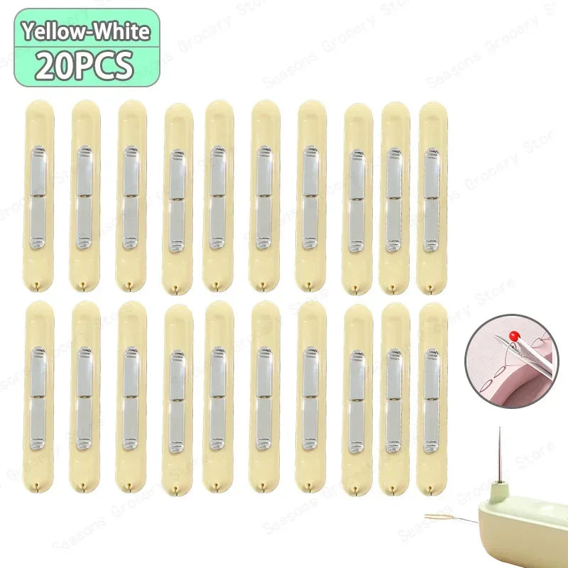 2 In 1 Needle Threader and Seam Ripper Tool Multifunctional Sewing Thread Remover Cross Stitch Crafting Accessories Easy Use 