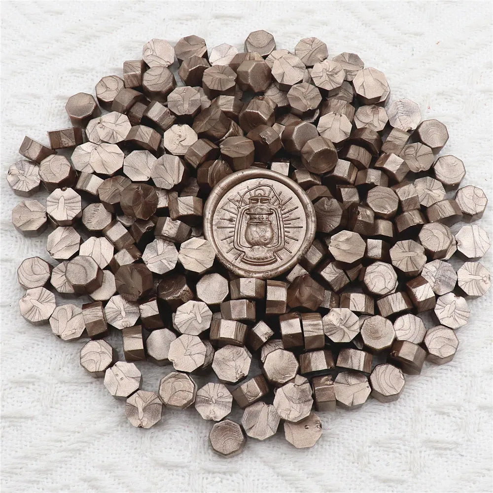 200pcs Octagon Sealing Wax Beads for Wax Seal Stamp for Scrapbooking Cards Envelopes Wedding Invitations Gift Packaging - Cha