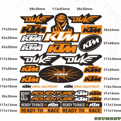 Vinyl For Ktm Motorcycle Sticker Decal - Style 4