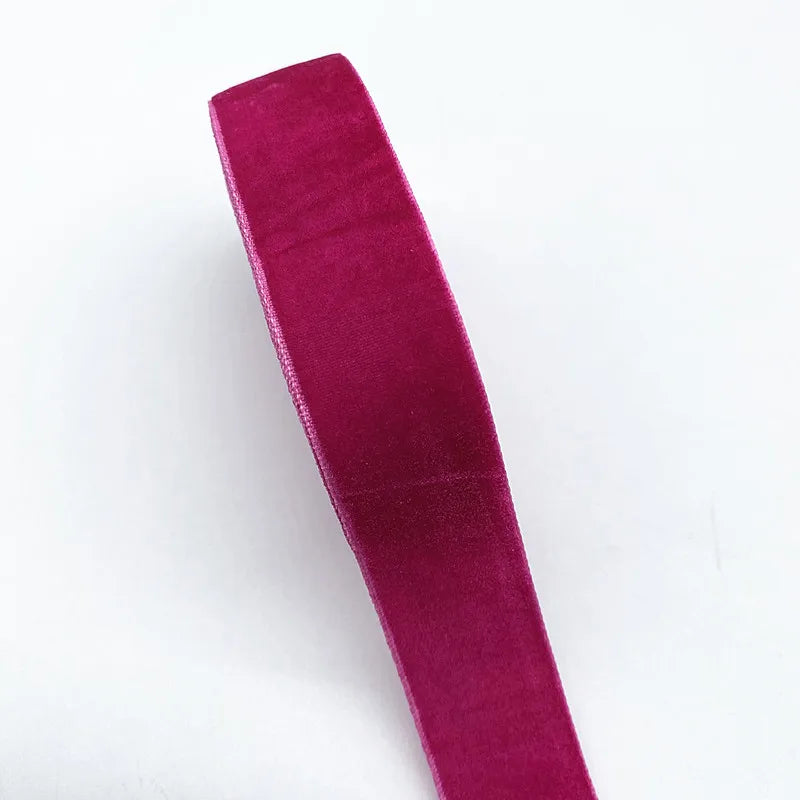New 6-38mm Colour Single Face Line Velvet Ribbon for Bowknot Christmas Ribbon Party Decorations - 29 / 38mm (3Yards )