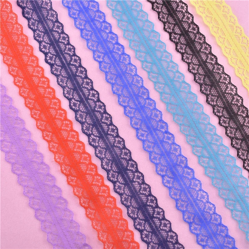 Lace Trim 10 Yards, 28mm Wide Lace Tape, Vintage Lace for Sewing, Scrapbooking, DIY Crafts, Floral Lace Ribbon Decoration