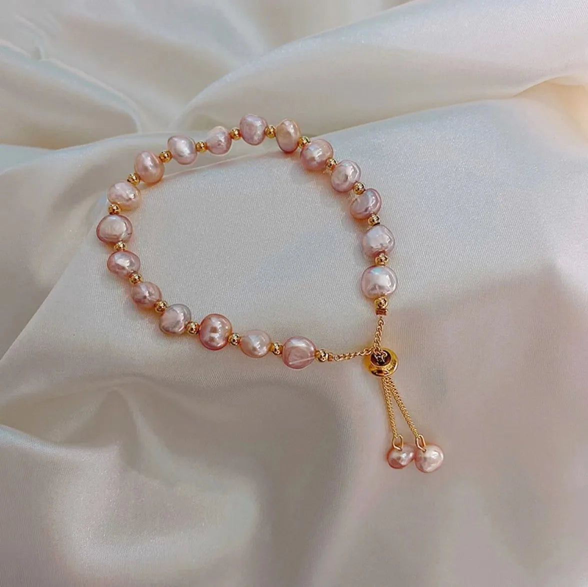 Zinc Alloy Bracelet Sparkling Zircon Flower Bracelet Handmade Bracelet Alloy For Daily Wear Fashion Accessory Party - Pink pe