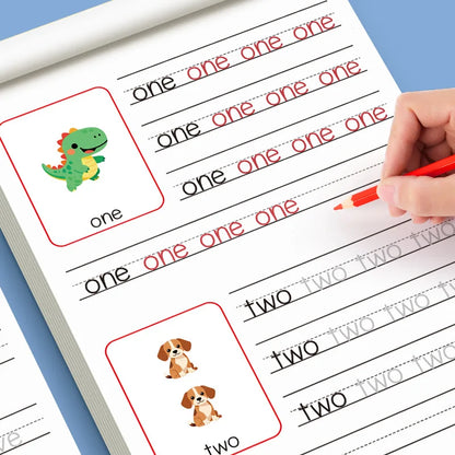 32-Page Children's Handwriting Practice Book, English Alphabet Letters, Tracing and Writing Pen Control Training Book, Childr
