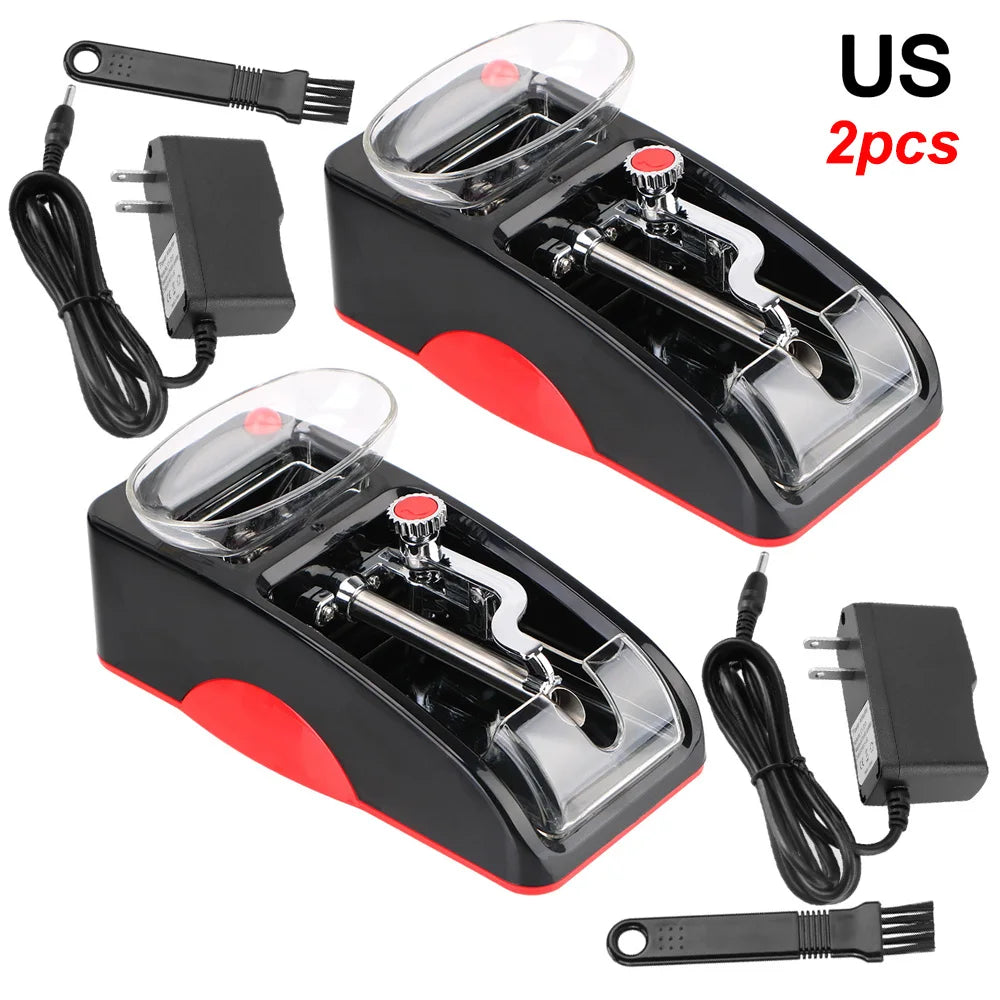 110V/230V Electric Automatic Cigarette Rolling Machine Cigar Roller Smoking Tool EU US Plug Injector Maker DIY Accessories - 