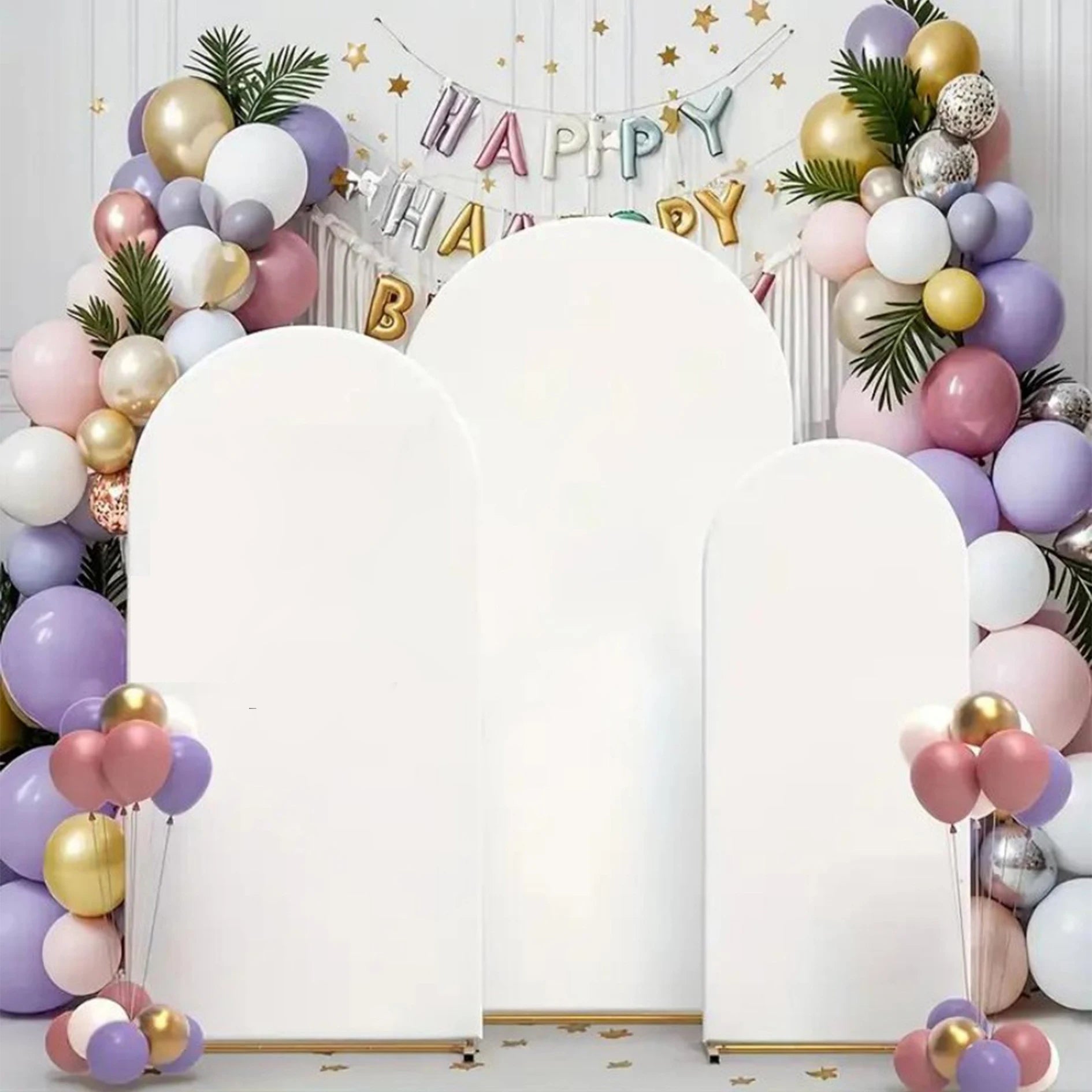 Arch Backdrop Cover,Photography Background for Baby Shower Wedding Engagement Accessory Birthday Party Scene Decor Reusable
