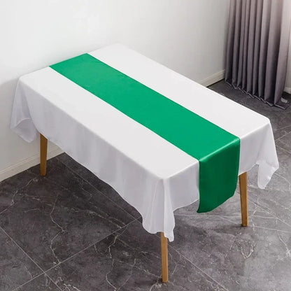 Satin Table Runner Wedding Decoration For Modern Birthday Party Hotel Show Banquet Luxury Design Nice Pattern Wholesale - Arm