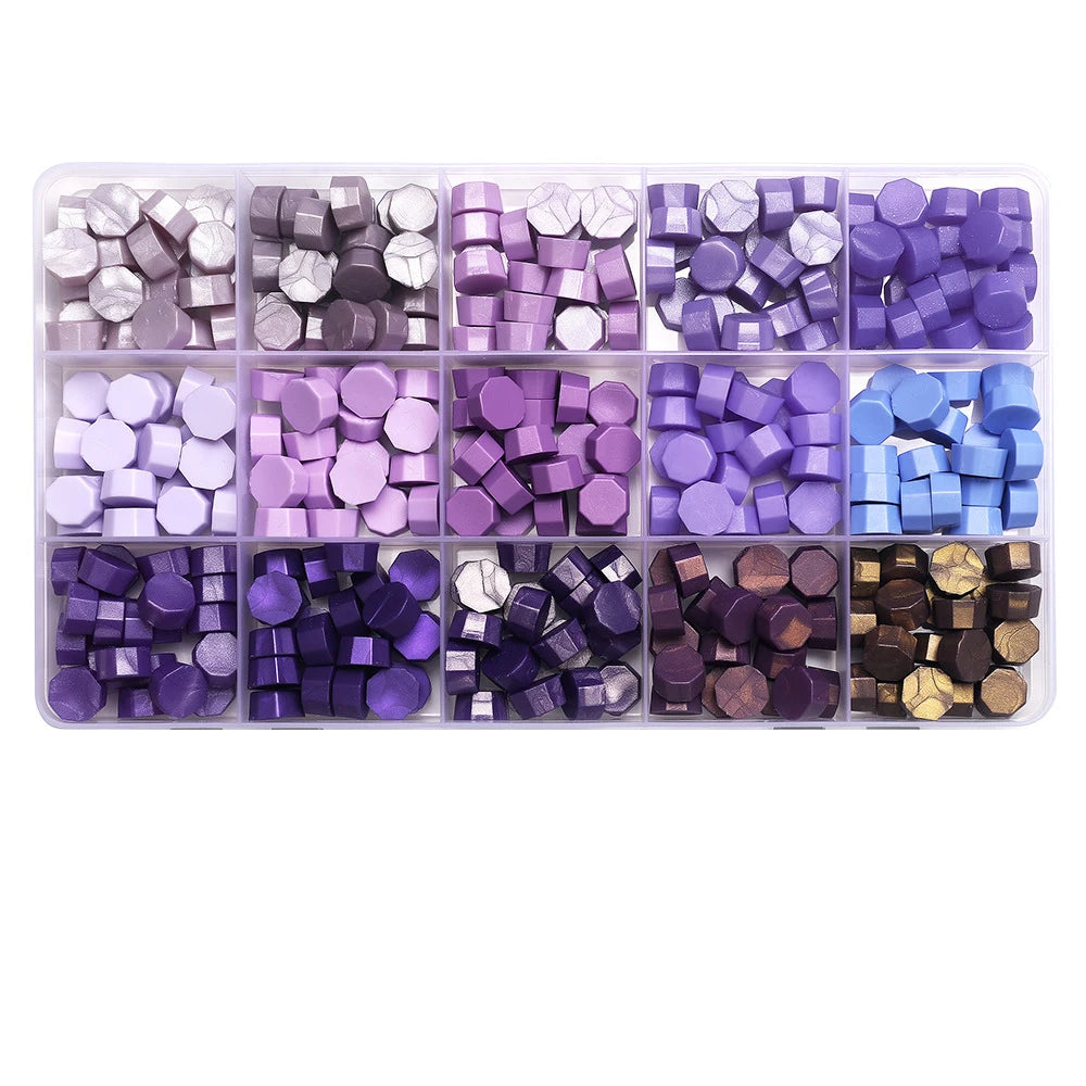 Retro Sealing Wax Beads Plant Wax Seal Wax Box Set 10 Color Sea Bead Wax Seal For Wedding Wax Seal Tools For Making Wax Seal