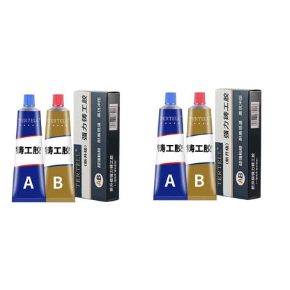Cold Welding Glue Metal Repair Glue Heat-resistant AB Sealant High-strength Magic Plastic Repair Casting Adhesive Epoxy Resin