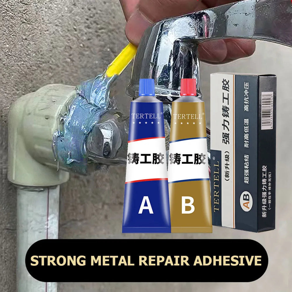 Cold Welding Glue Metal Repair Glue Heat-resistant AB Sealant High-strength Magic Plastic Repair Casting Adhesive Epoxy Resin