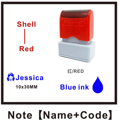 Custom Teacher Name Ink Stamp Signature Calligraphy Selfing-Inking Personalized Letter Stamp For School Student - 16