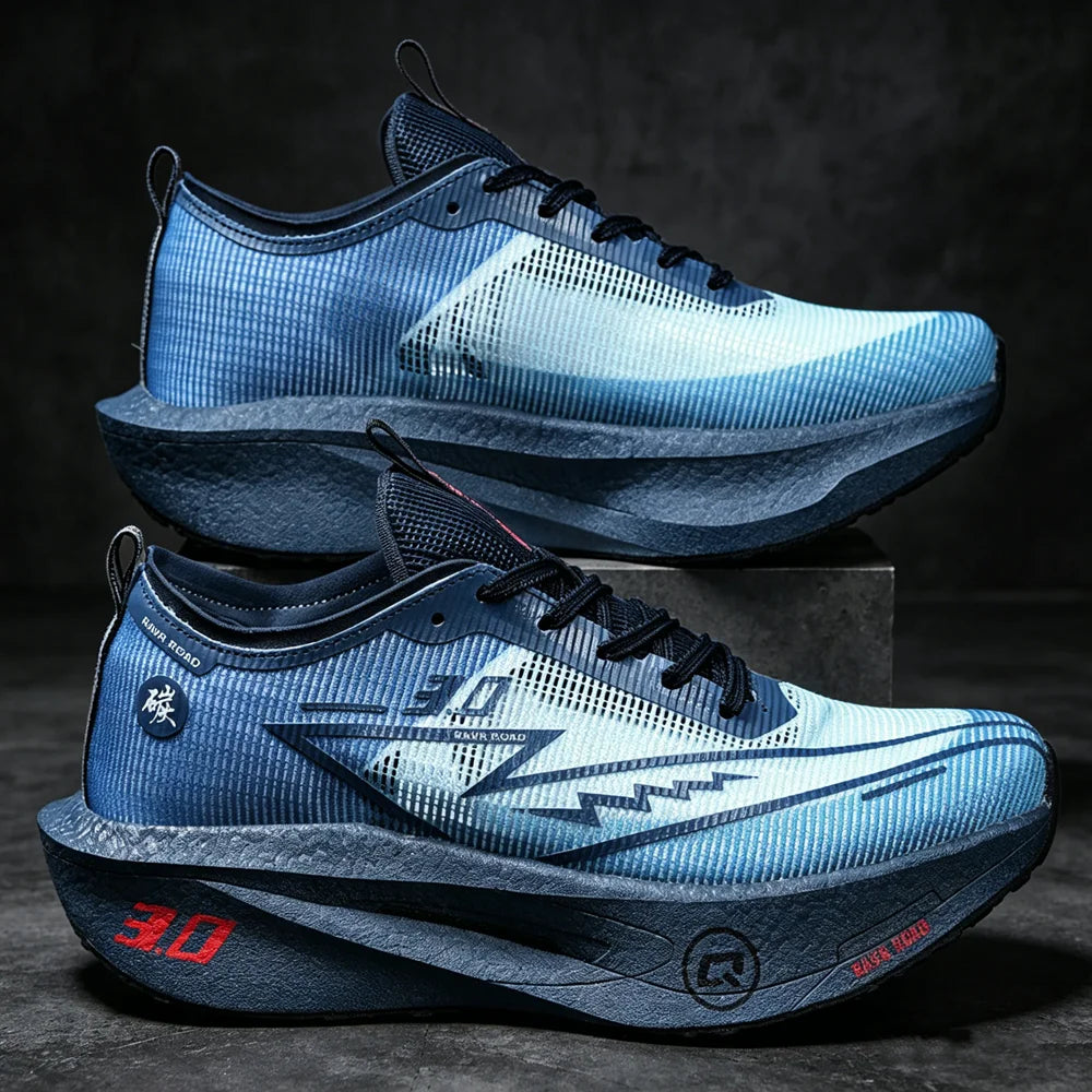 Men Running Shoes Carbon Board Marathon Sports Speciality Breathable Lightweight Women's Comfortable Athletic Nonskid Sneaker