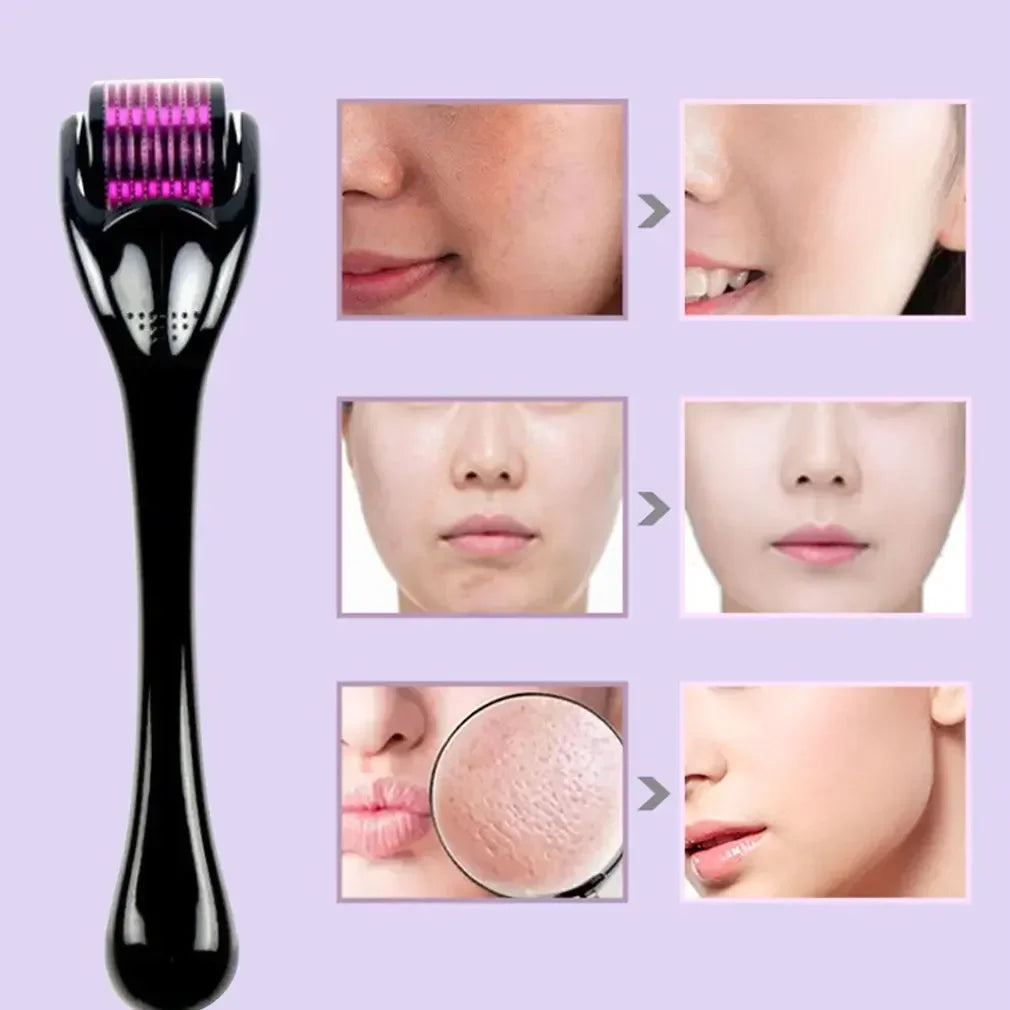 540 Needles for Facial Body Hair Growth Derma Roller for Skin Beard 0.2mm 0.25mm 0.3mm Needle Micro Face Roll Tool