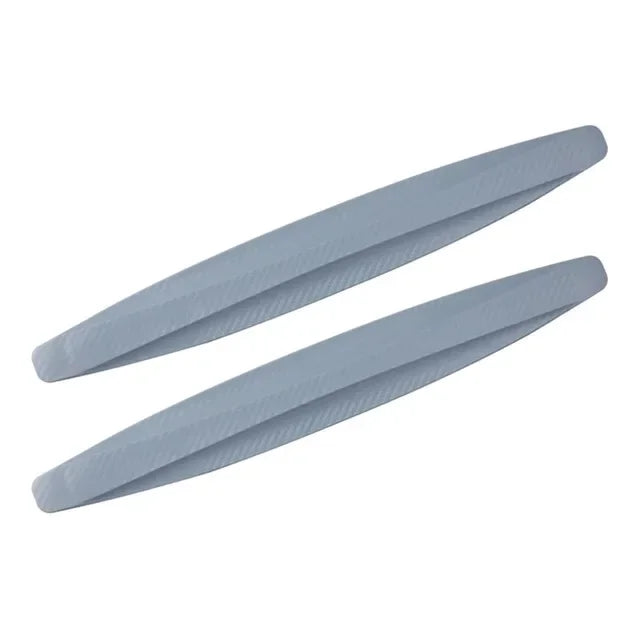 2pcs Car Bumper Protector Strip Guard Corner Protection Strips Scratch Protector Crash Anti Collision Auto Accessories - Gray
