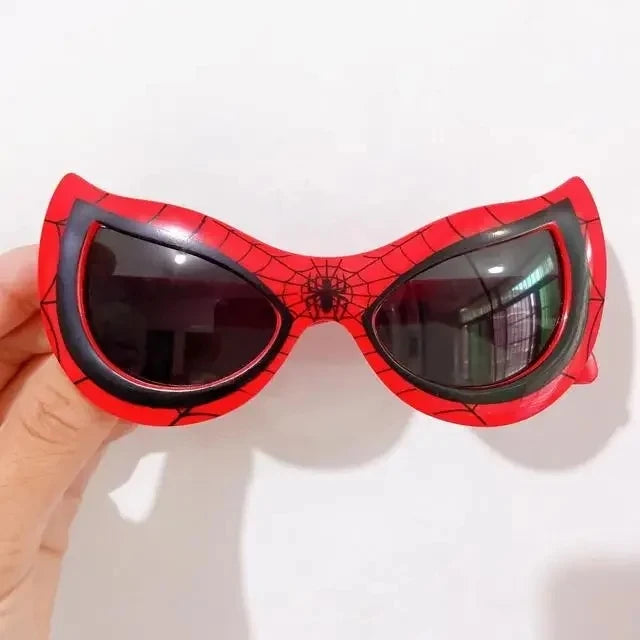2025 Sunglasses Plastic Action Toys Figure Anime Spider Cartoon Fashion Sunglasses Cute Gifts For kids toys