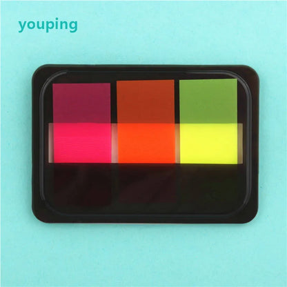 15 Types Color Self Adhesive Memo Pad Sticky Notes Bookmark Point It Marker Memo Sticker Paper Office School Supplies - N