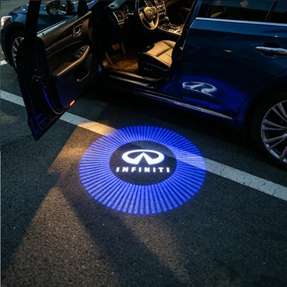 LED Emblem Lamps Car Door Welcome Logo Light for Infiniti Fx35 Q50 QX60 QX50 Q59 Q70 Q30 G37 G35 Car Goods - LOGO F