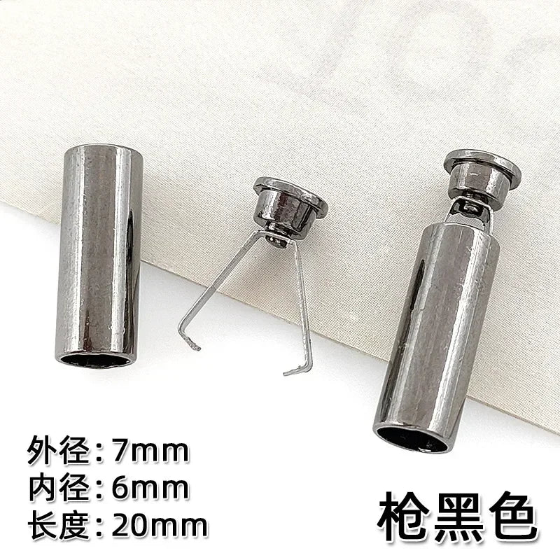 10 Sets Detachable Stopper With Lid Cap Rectangle Cord Ends Lock Stoppers For Rope Apparel Sportswear Parts Accessories