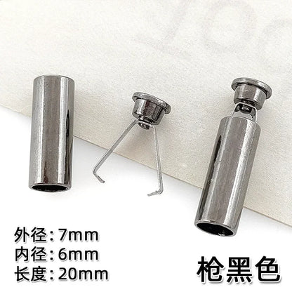 10 Sets Detachable Stopper With Lid Cap Rectangle Cord Ends Lock Stoppers For Rope Apparel Sportswear Parts Accessories