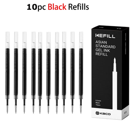 KACO 0.5mm MIDOT Gel Ink Pens, Quick-drying Press Smooth Writing Pen, High Volume for Taking Exams Grading Homework Doing Pap