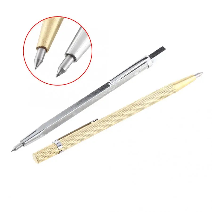 Tungsten Carbide Tip Scriber Pen Metal Marking Engraving Pen for Glass Ceramic Metal Wood Carving Scribing Hand Tools
