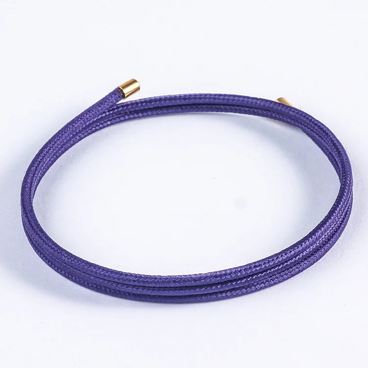 1PC Multicolor Magnetic Rope 51cm Adjustable Bracelets Rope For DIY Fashion Women Men Necklace Jewelry Making Accessories - P