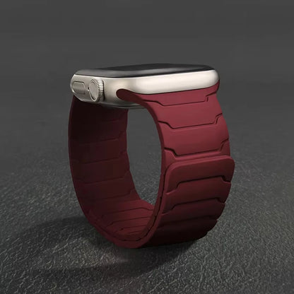 Silicone Magnetic Strap for Apple watch Bands 44mm 40mm 41mm 42mm 46mm 45mm 49mm correa iWatch Series 11 10 SE3 9 8 7 6 Ultra
