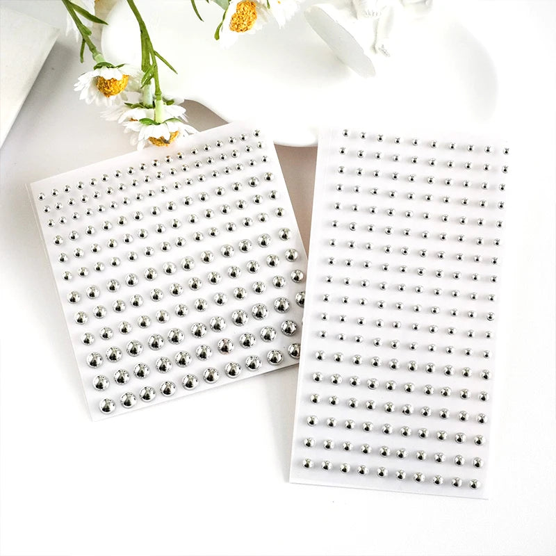 Silvery Fake Lip Eyebrow Ear Stickers Non Piercied Earring Studs Teens Hip hop Fake Nose Nails Ring Body Belly Button Jewelry