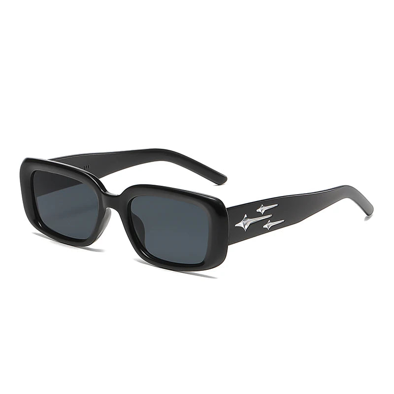 Retro Y2K Style Small Square Sunglasses Women Kitten Eye Sunglasses Fashion Colorful Mirror Goggles Men Punk Sports Suns Glas