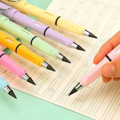 1/4/8pc New Technology Unlimited Writing Pencil No Ink Novelty Pen Art Sketch Painting Tools Kid Gift School Supplies Station
