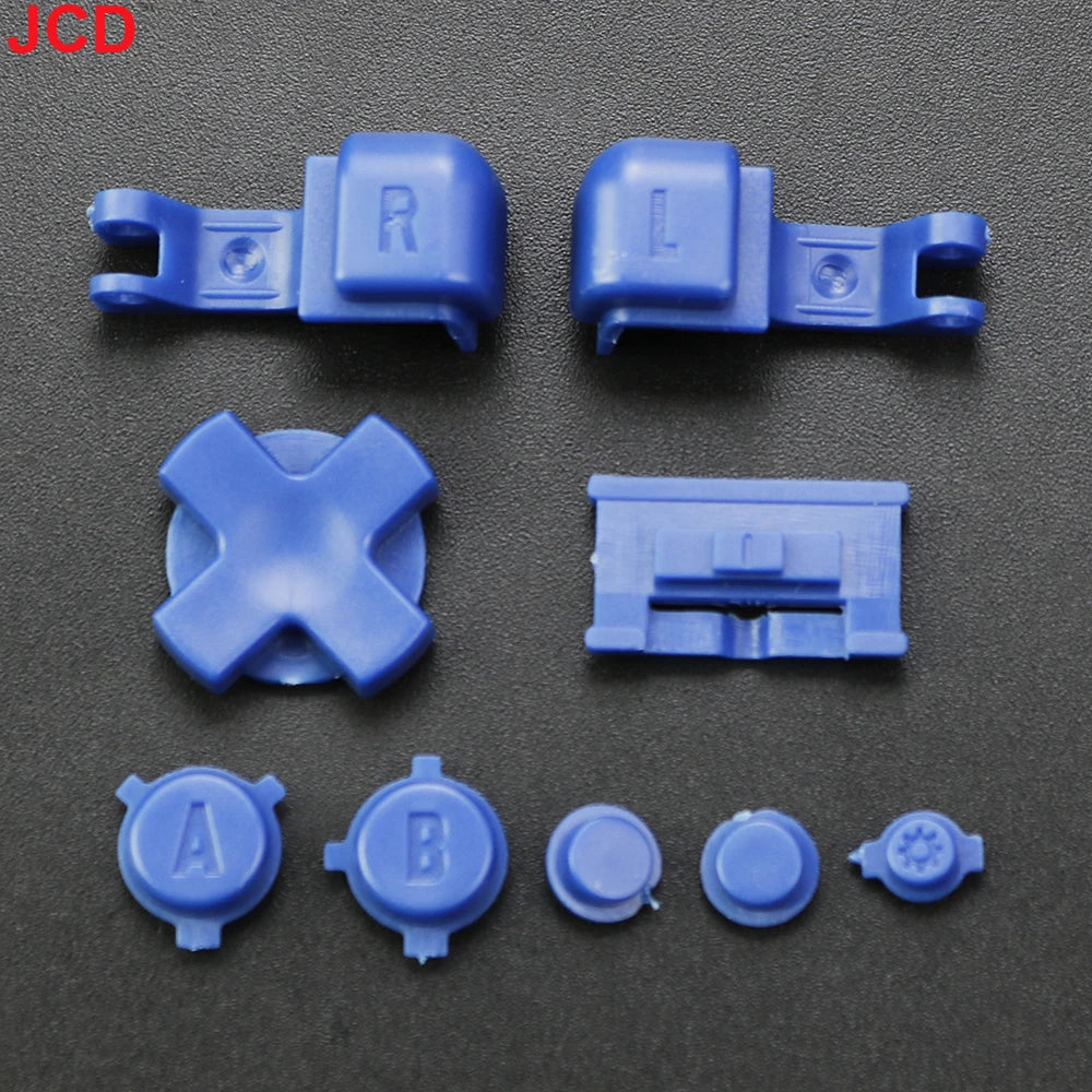 JCD 1set For GameBoy Advance SP GBA SP Plastic Full Button Set For GBA SP A B Select Start Power ON/OFF L R Buttons Kit D Pad