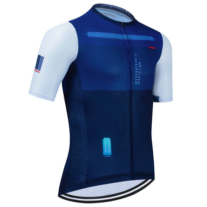 Summer 2025 Short Sleeve Cycling Jersey Men MTB Bicycle Top Outdoor Cycling Clothing Breathable Shirt Maillot Ciclismo Quick 