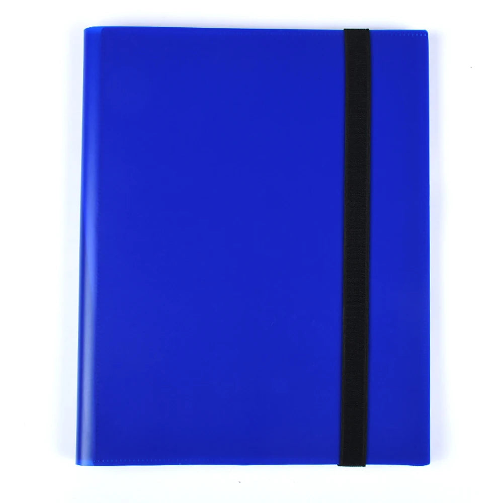 160/360 Cards Capacity Pocket Holder Binders Albums for CCG MTG Magic Yugioh Board Game Card Book Sleeve Photo Holder - blue 