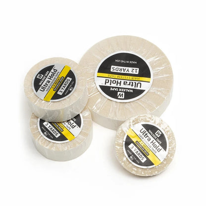 Lace Wig Tape Glue for Hair Extensions Ultra Hold Adhesive Tape Glue for Wig 3/12 Yard Lace Wig Glue Hair System Tape For Tou