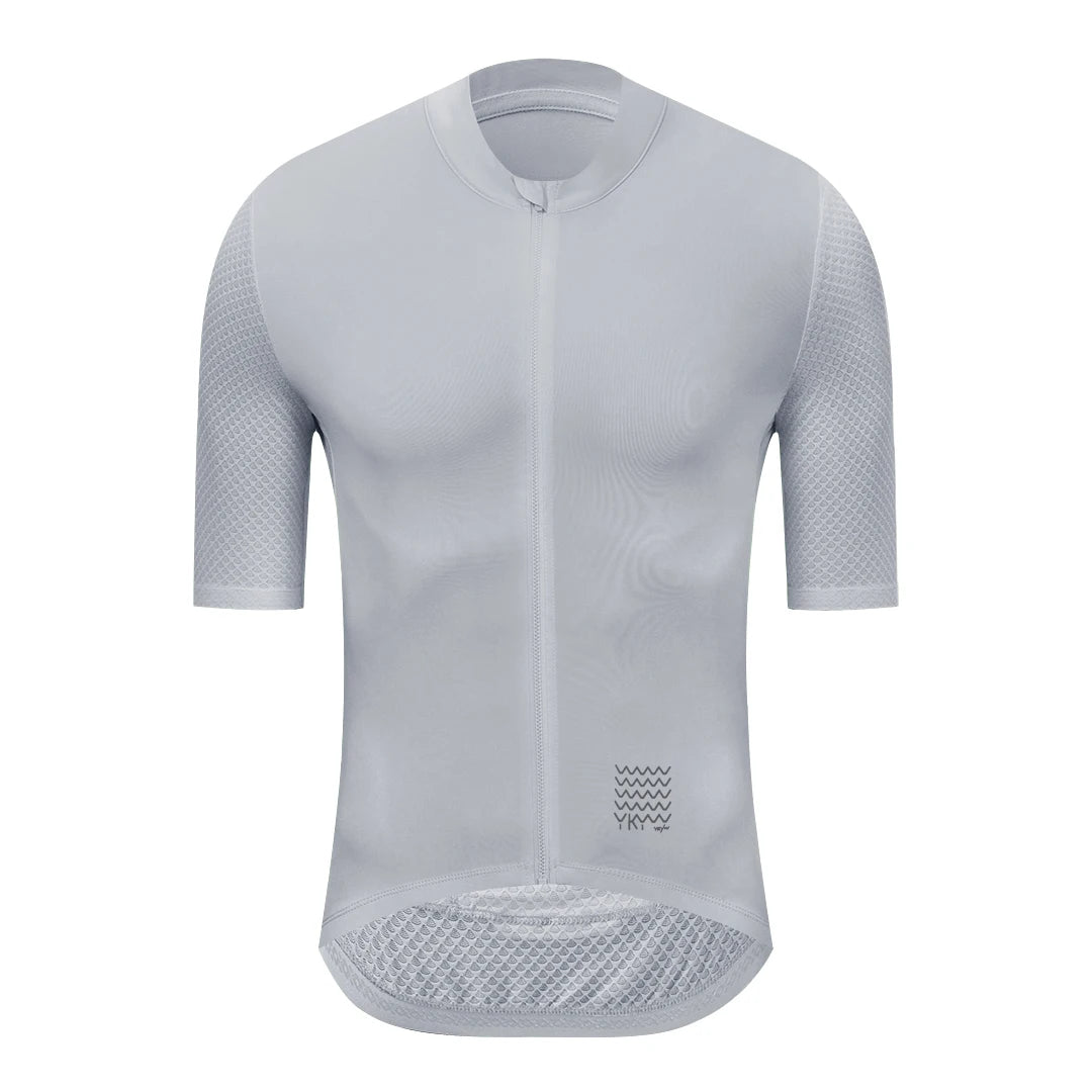 YKYWBIKE Men's Classic Cycling Jersey Summer Bicycle Pro Team Short Sleeve Shirt Cycling Maillot Road Bike Breathable Clothin