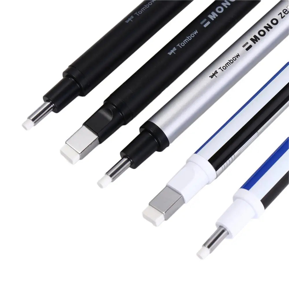 Tombow MONO Zero Eraser Flat / Super Fine Rubber Tip Pen Type Professional High Precision Pencil Eraser For Manga Highlight